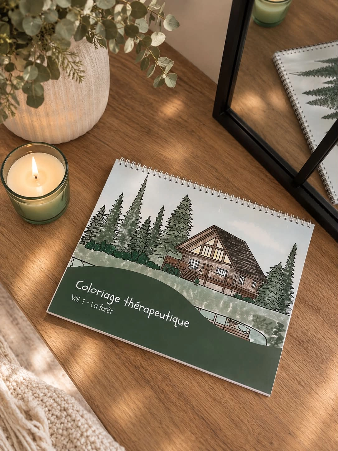 Cahier de coloriage thérapeutique - Vol. 1 La forêt
